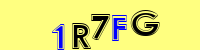 Blue Captcha Image