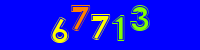 Blue Captcha Image