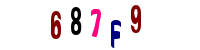Blue Captcha Image