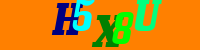 Blue Captcha Image