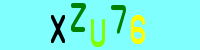 Blue Captcha Image