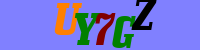 Blue Captcha Image