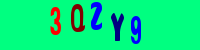 Blue Captcha Image