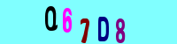 Blue Captcha Image
