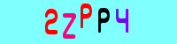 Blue Captcha Image