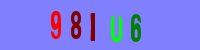 Blue Captcha Image
