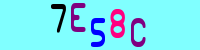 Blue Captcha Image