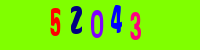 Blue Captcha Image