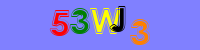 Blue Captcha Image