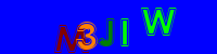 Blue Captcha Image