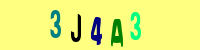 Blue Captcha Image