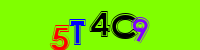 Blue Captcha Image
