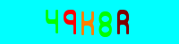 Blue Captcha Image