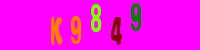 Blue Captcha Image
