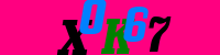 Blue Captcha Image