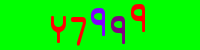 Blue Captcha Image