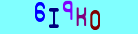 Blue Captcha Image