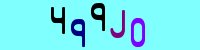 Blue Captcha Image