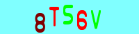 Blue Captcha Image