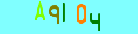 Blue Captcha Image