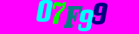 Blue Captcha Image