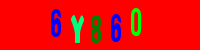 Blue Captcha Image