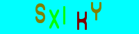 Blue Captcha Image
