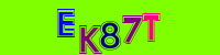 Blue Captcha Image