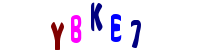 Blue Captcha Image