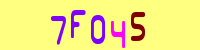 Blue Captcha Image