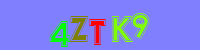 Blue Captcha Image