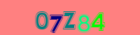 Blue Captcha Image