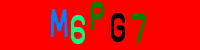 Blue Captcha Image