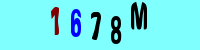 Blue Captcha Image