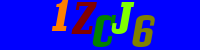 Blue Captcha Image