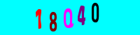 Blue Captcha Image