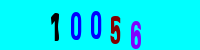 Blue Captcha Image