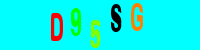 Blue Captcha Image