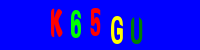 Blue Captcha Image