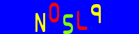 Blue Captcha Image