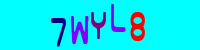 Blue Captcha Image