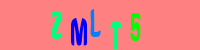 Blue Captcha Image