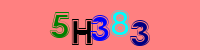 Blue Captcha Image