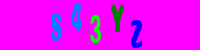 Blue Captcha Image