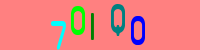 Blue Captcha Image