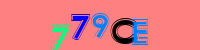 Blue Captcha Image