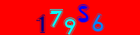 Blue Captcha Image