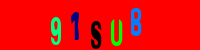 Blue Captcha Image