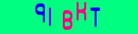 Blue Captcha Image