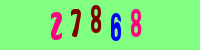 Blue Captcha Image